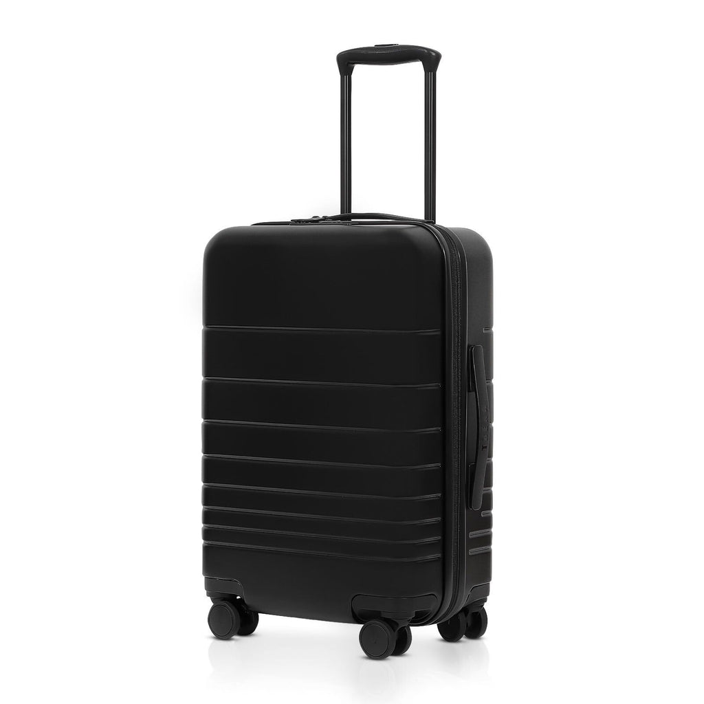 TREXA 20 Carry-on Black luggage with handle extended